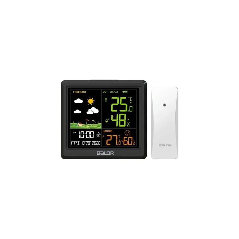 BALDRTHERM B0389WST2H2-V1 Weather Station with Outdoor Sensor
